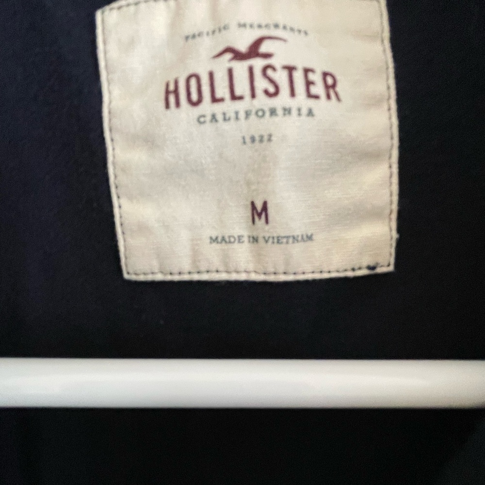 Vintage Hollister Dark Blue Polo Shirt excellent condition. - Picture 2 of 3